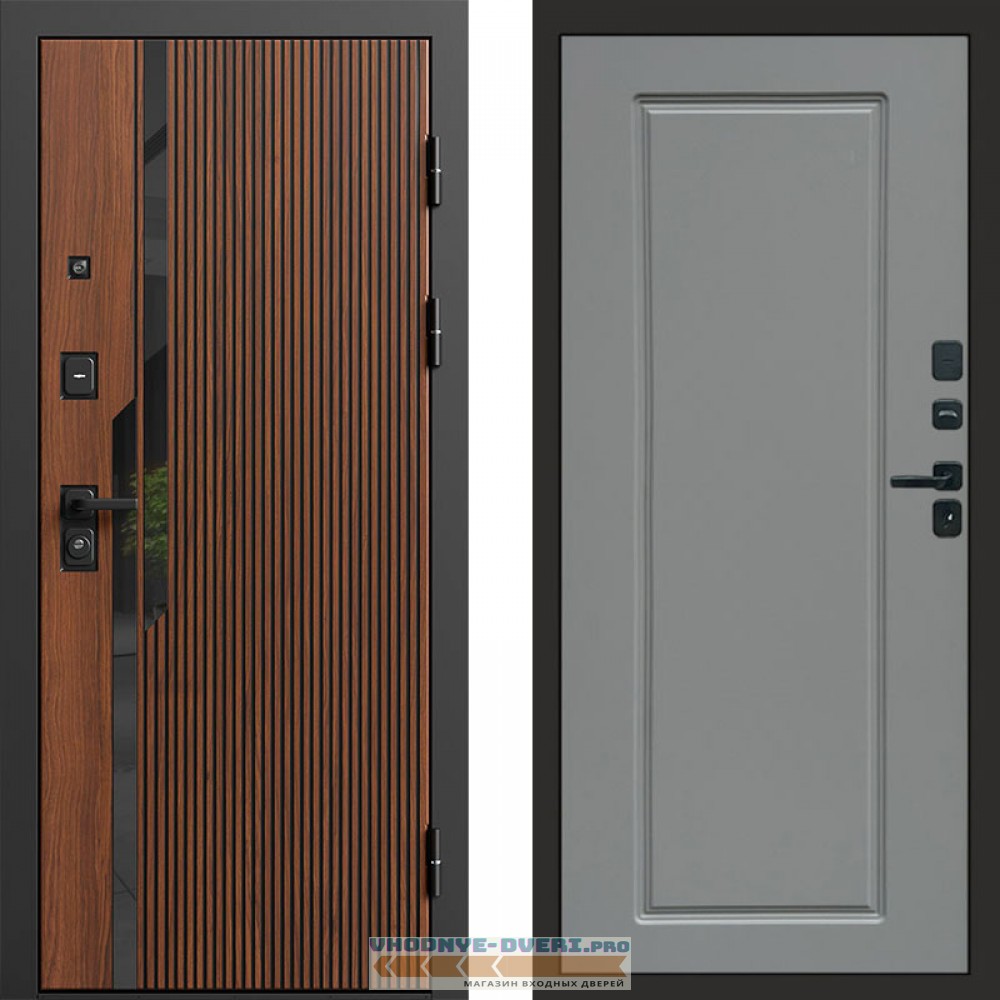 Входная дверь Флекс Бетон Гранд Grey софт